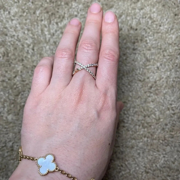 Michael Kors Oversized Ring Trim In Sterling Silver, Brand New with tags NWT - Picture 6 of 6